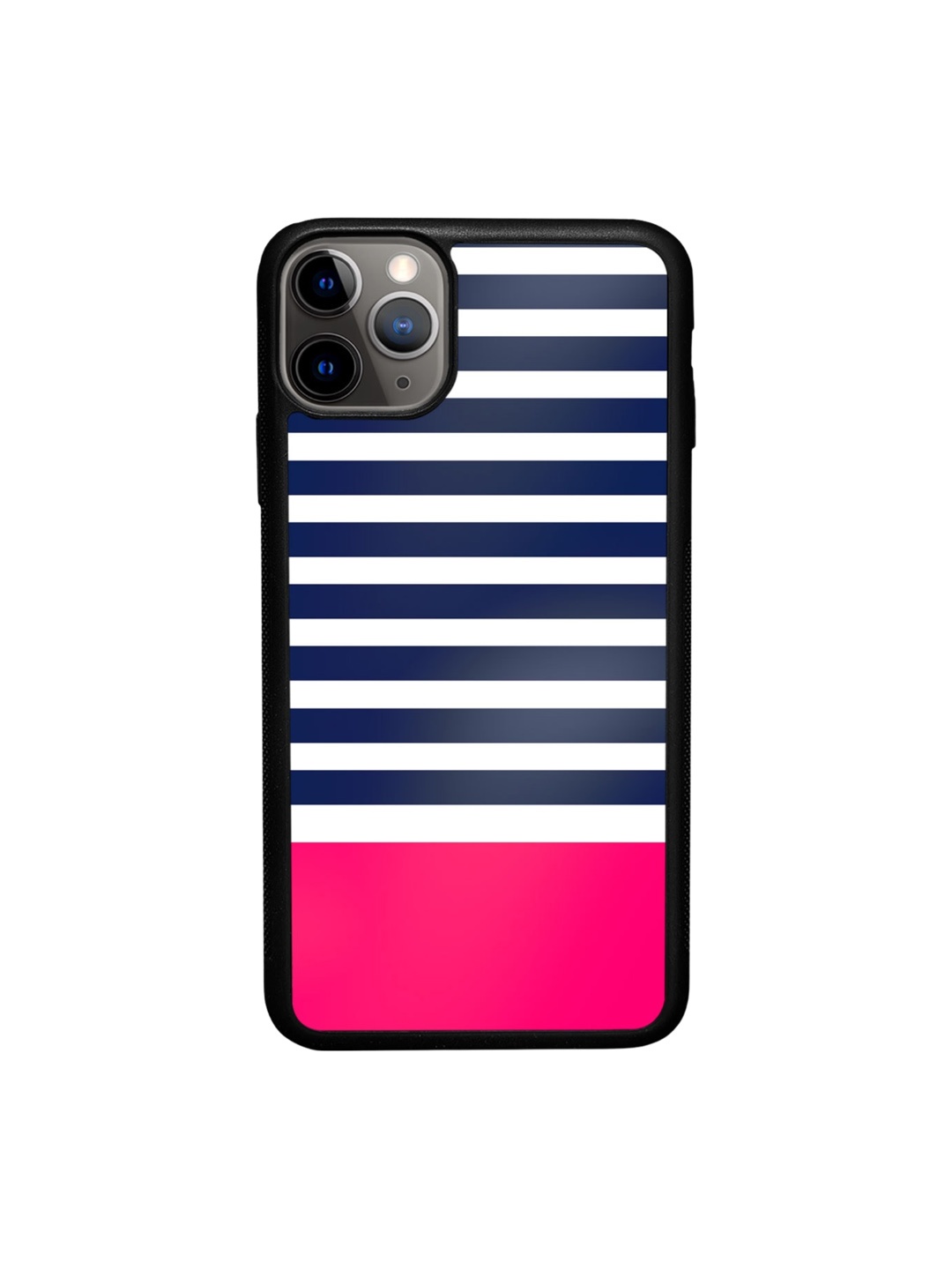 

macmerise Simply Stripes iPhone 11 Pro Bumper Case, White