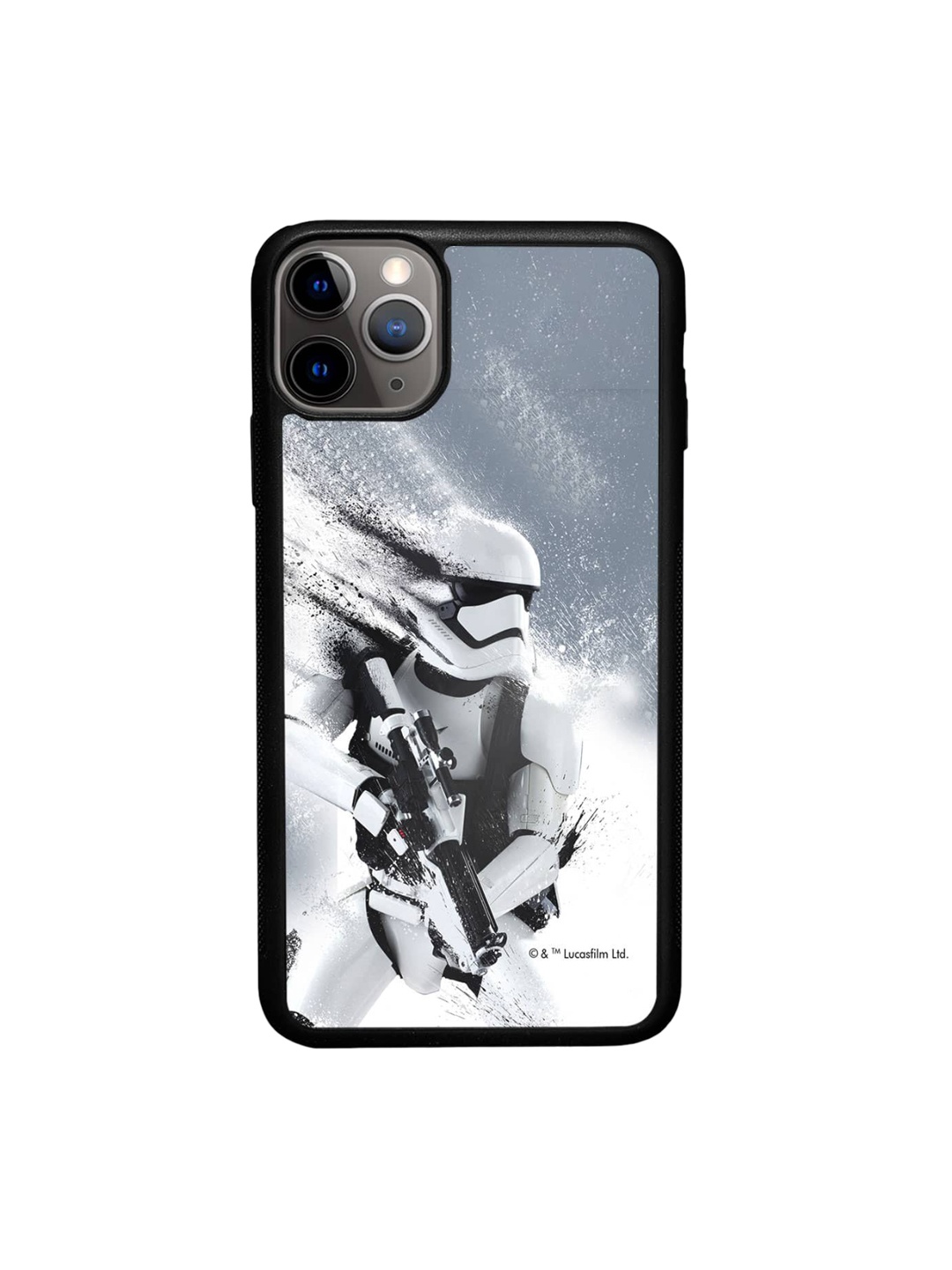 

macmerise Trooper Storm Printed iPhone 11 Pro Bumper Case Cover, White
