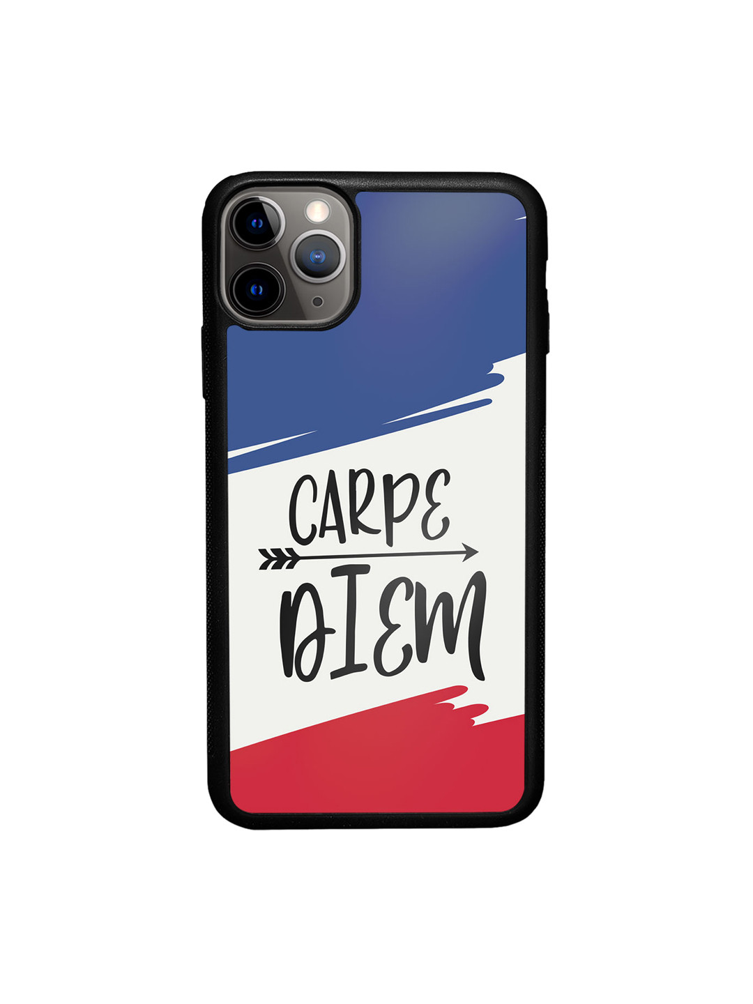 

macmerise Unisex Typography Printed iPhone 11 Pro Max Bumper Case Cover, Blue