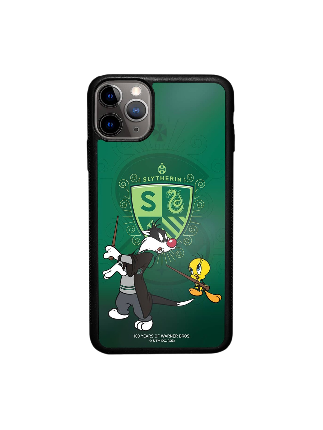 

macmerise Looney Slytherin Printed iPhone 11 Pro Bumper Case Cover, Green