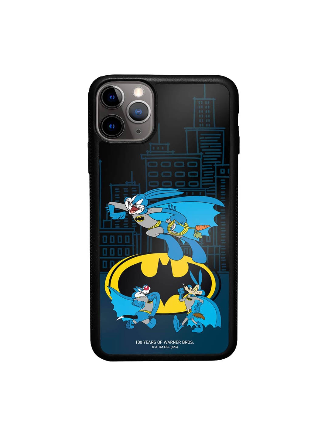

macmerise Bugsman Printed iPhone 11 Pro Max Bumper Cover, Black