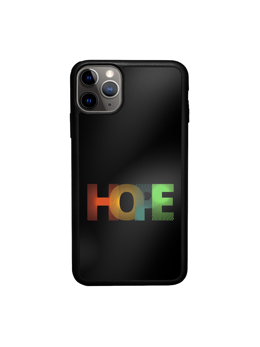 

macmerise Rise your Hope Printed iPhone 11 Pro Bumper Case Cover, Black