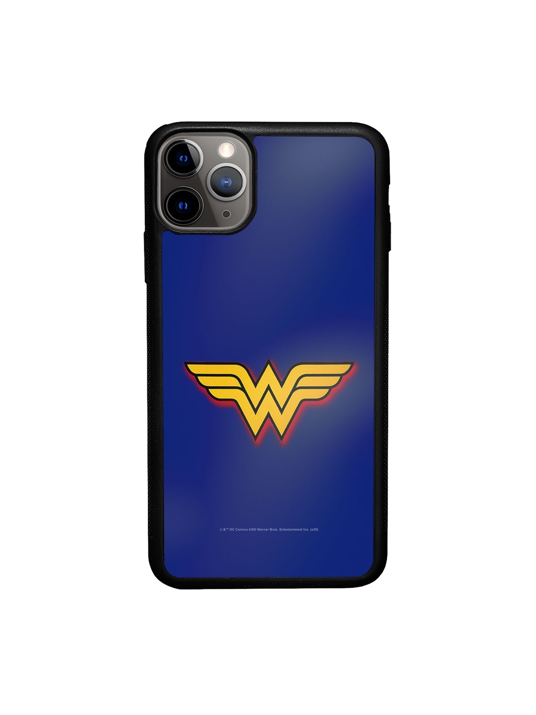 

macmerise Wonder Woman Printed iPhone 11 Pro Max Bumper Cover, Blue