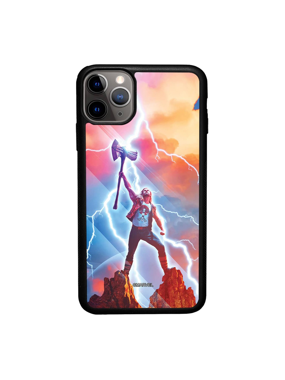 

macmerise Raise the Stormbreaker iPhone 11 Pro Bumper Case Cover, Red