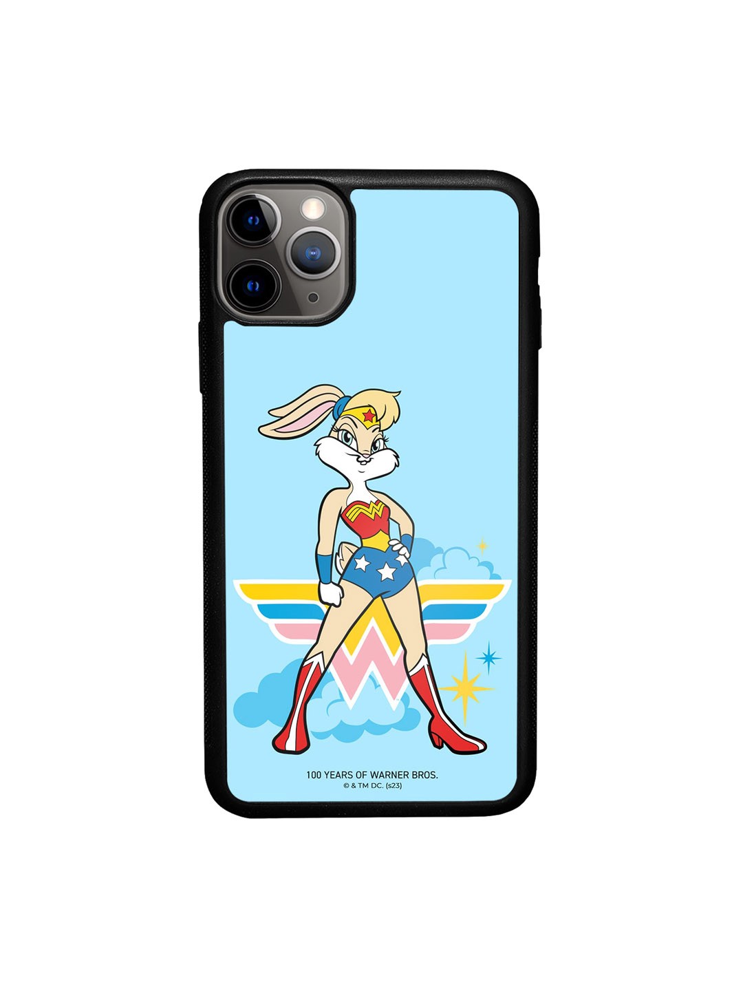

macmerise Lola Wonder Woman Printed iPhone 11 Pro Bumper Case Cover, Blue