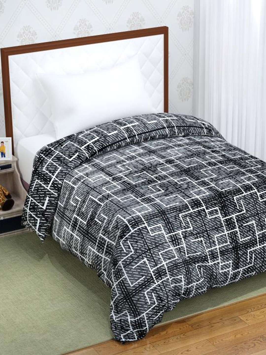 

Florida Black Mink 500 GSM Mild Winter Single Bed Blanket