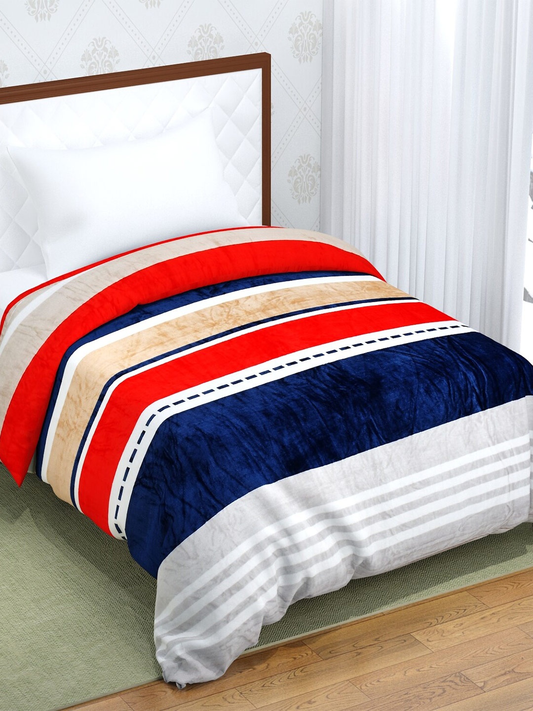 

Florida Grey Mink 500 GSM Mild Winter Single Bed Blanket