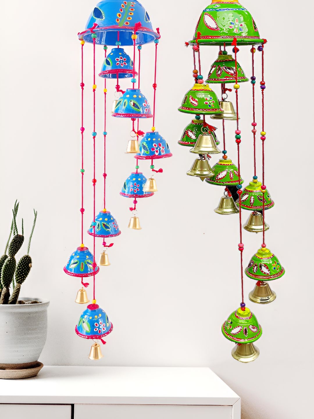 

PALPAL Blue & Green 2 Pieces Wind Chime