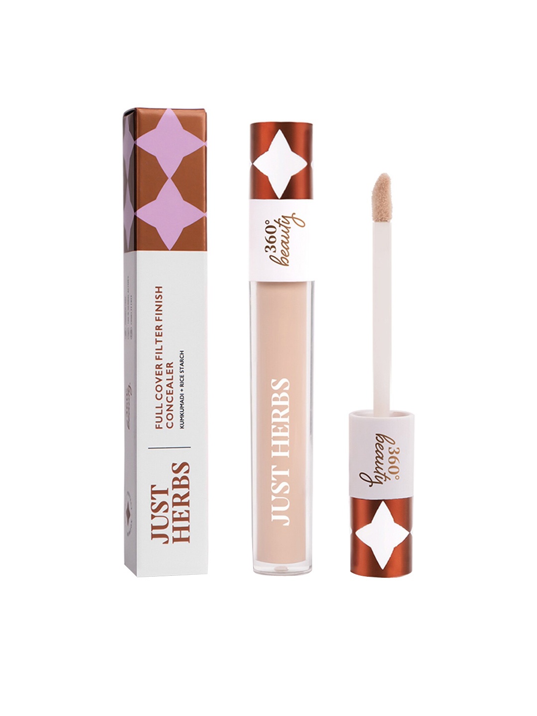 

Just Herbs Full Cover Filter Finish Concealer - 5ml - Natural 04, Nude
