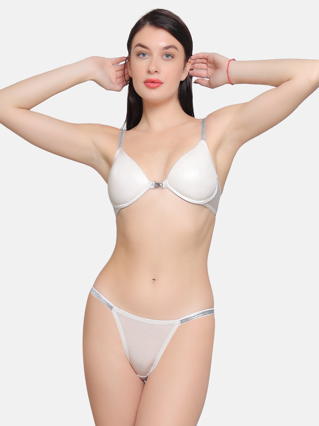 

CURWISH Mid-Rise Thong Brief, White
