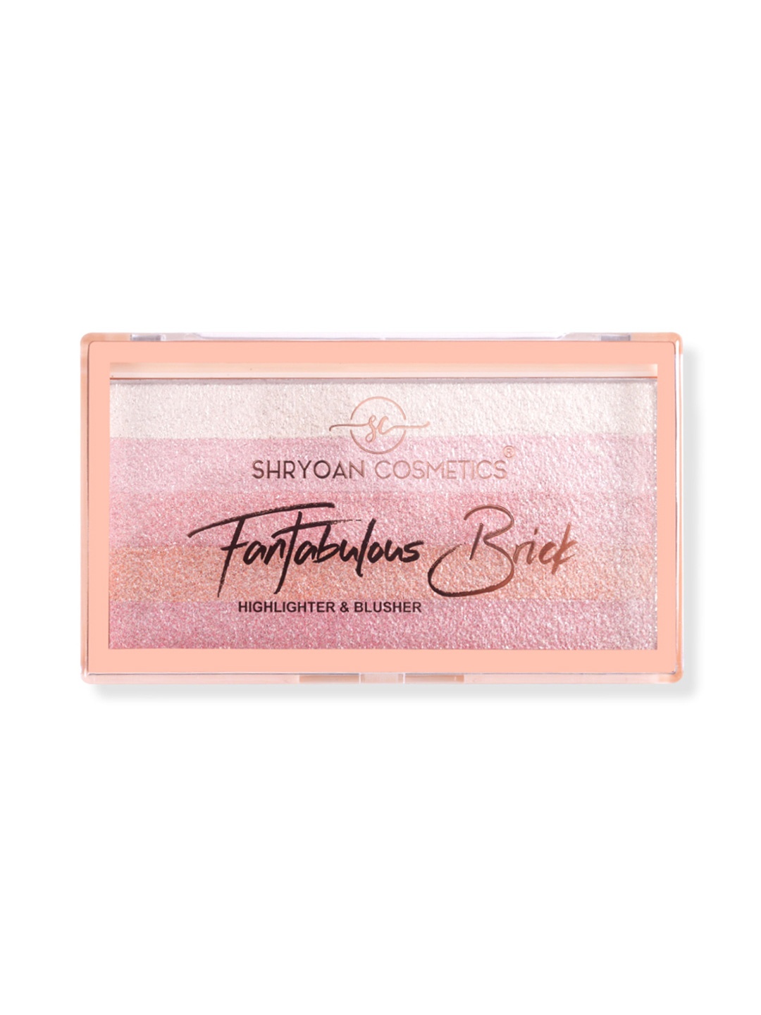 

SHRYOAN Fantabulous Brick Highlighter & Blusher, Pink