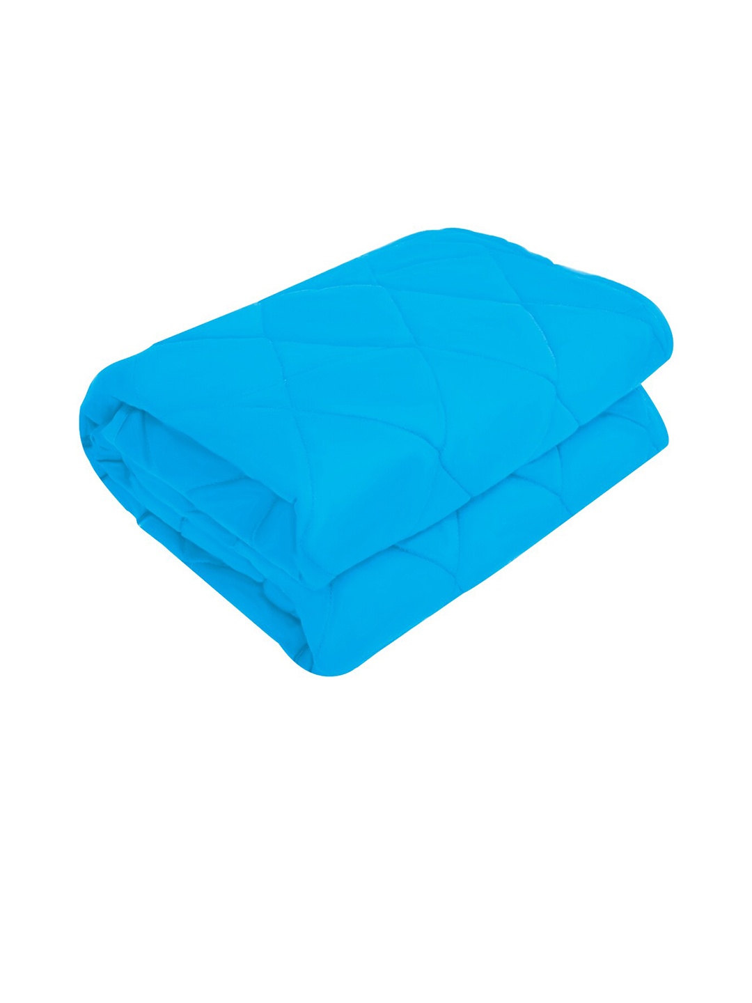 

Adbeni Blue Quilted Waterproof Cotton King Bed Quick Dry Sheet Mattress Protector