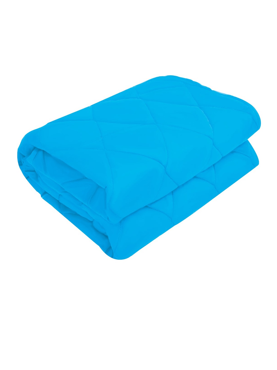 

Adbeni Blue Quilted Cotton Quick Dry Waterproof Single Bed Mattress Protector