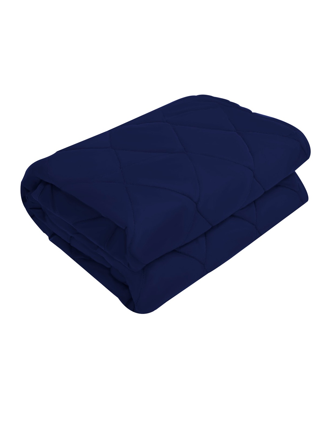 

Adbeni Kids Navy Blue Quilted Waterproof Dry Sheet Cotton Super King Mattress Protector