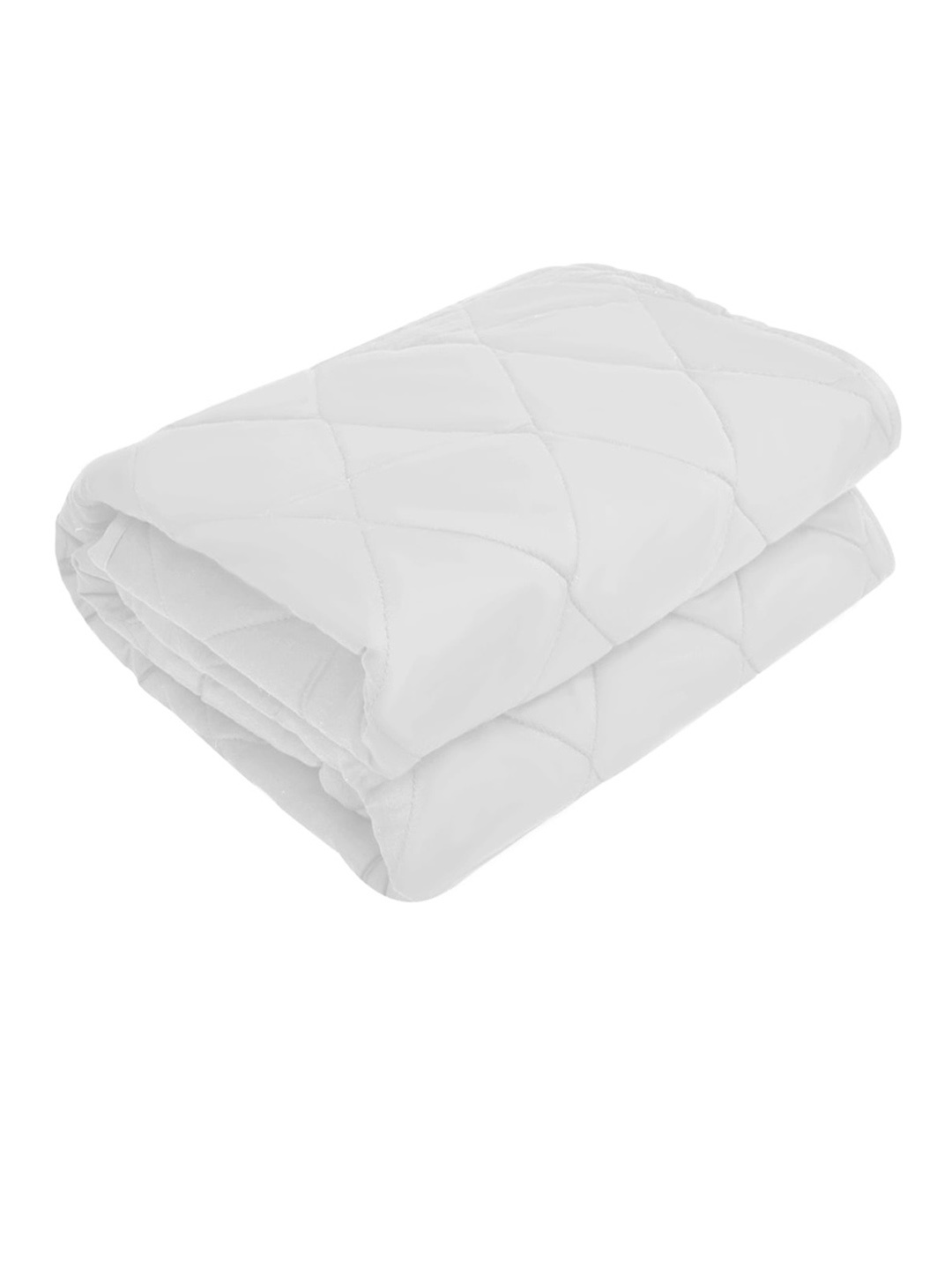 

Adbeni White Quilted Cotton Waterproof Dry Sheet King Bed Mattress Protector