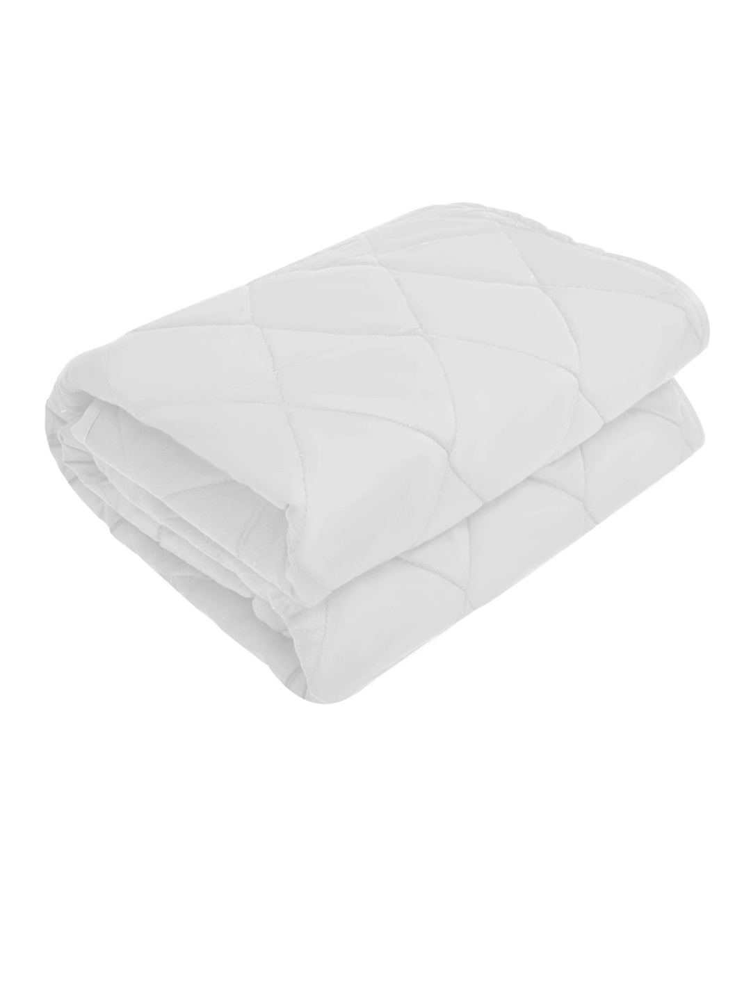 

Adbeni White Cotton Quilted Waterproof Quick Dry Queen Single Bed Mattress Protector