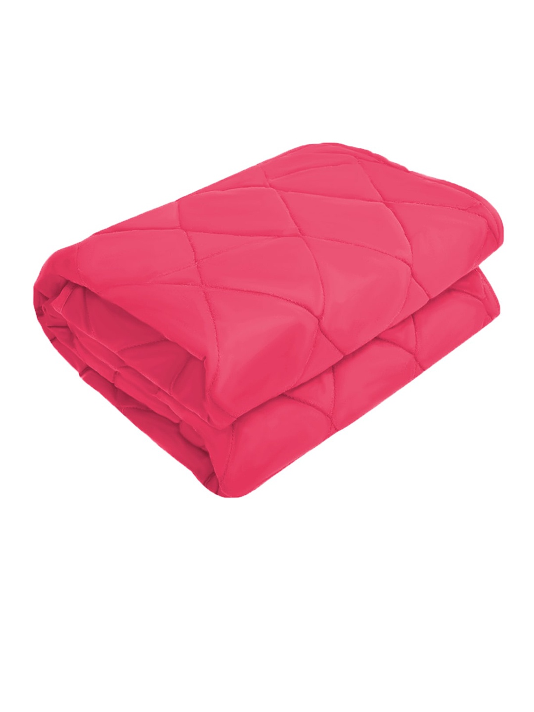 

Adbeni Kids Pink Quilted Waterproof Dry Sheet Cotton Small Bed Mattress Protector