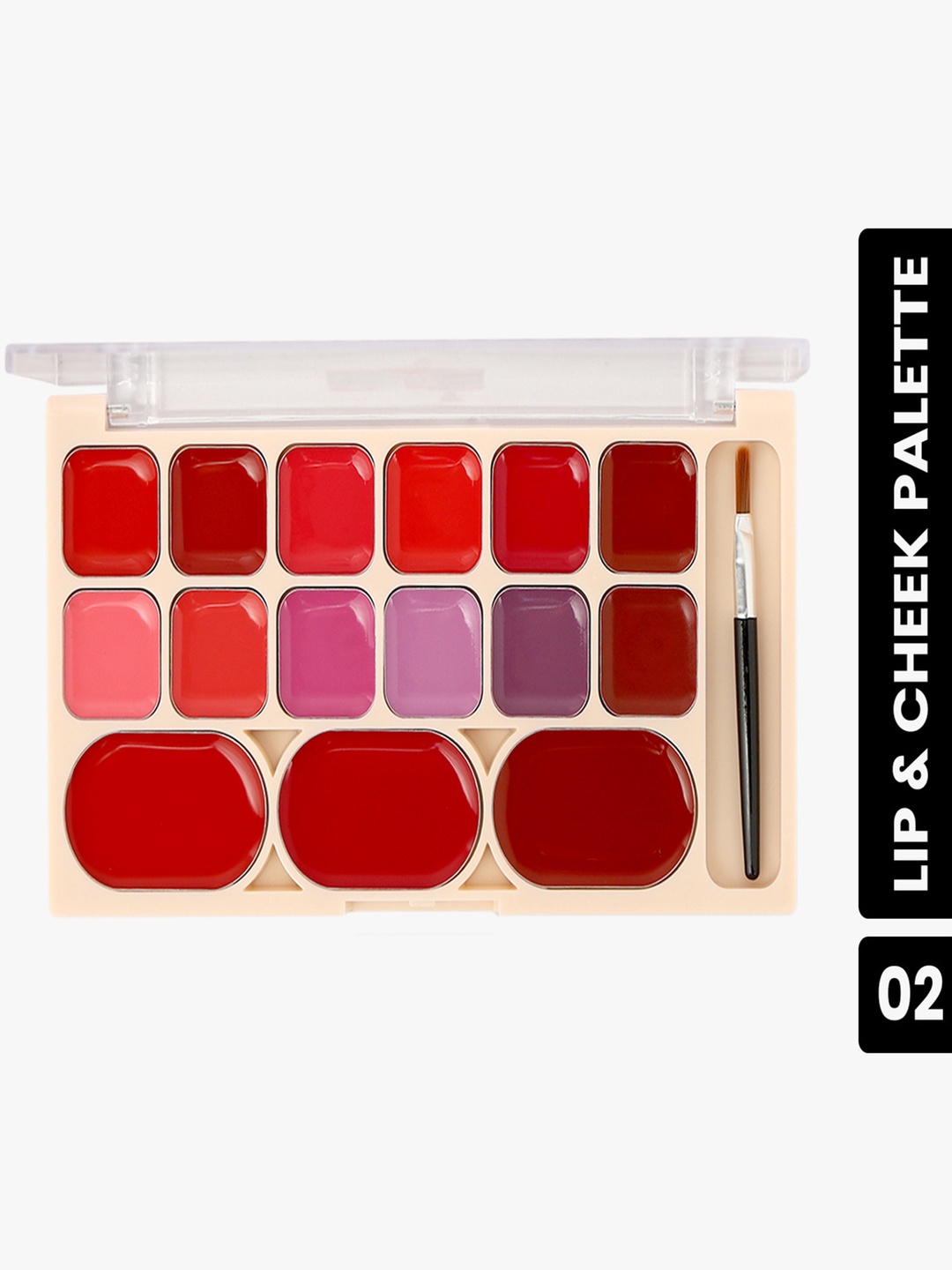

SHRYOAN Matte Lip & Cheek Palette - 15g - Shade 02, Red