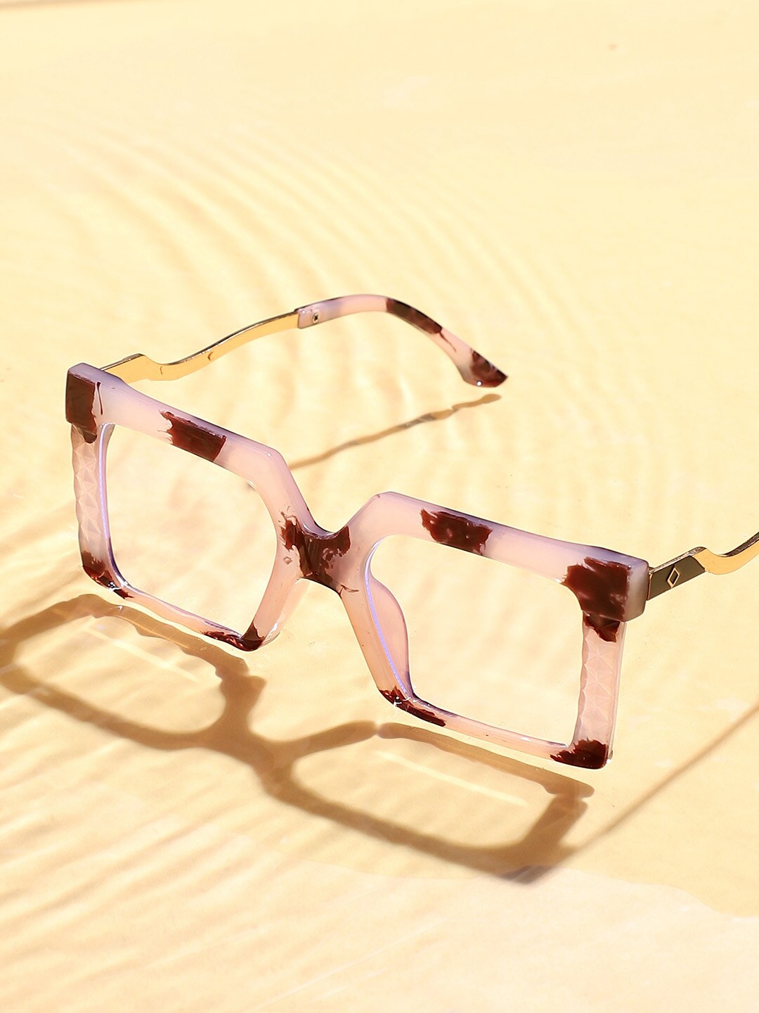 

HAUTE SAUCE by Campus Sutra Women Oversized Glasses with Polarised Lens AW23_HSSG2291, Transparent