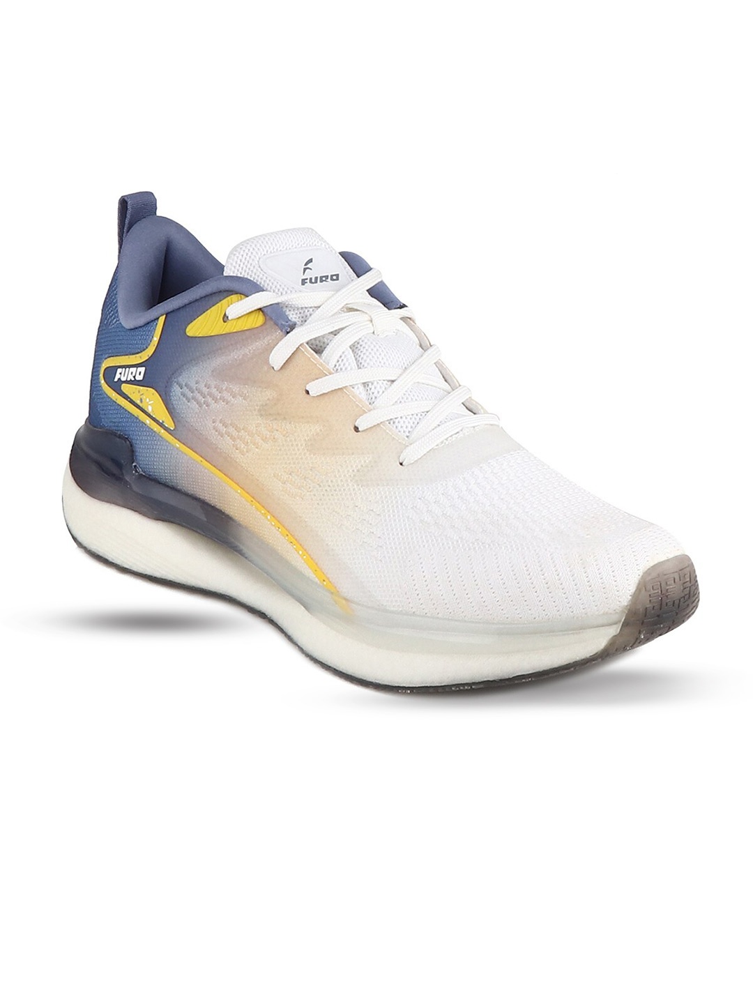 

FURO by Red Chief Men Flyknit Mesh Running Shoes, White