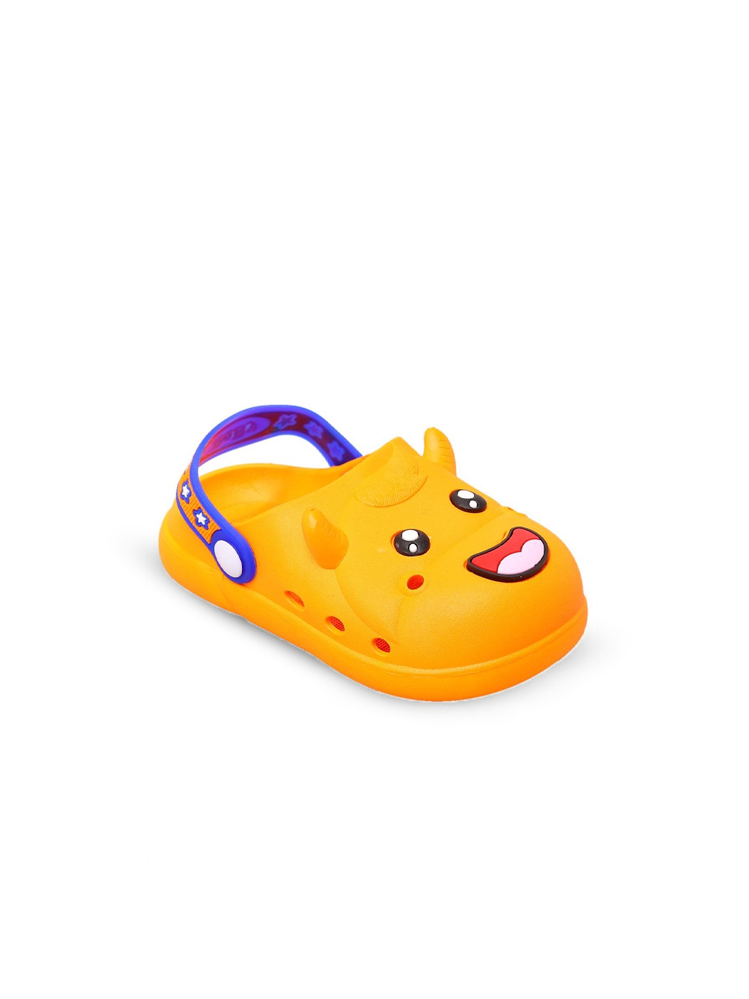 

Yellow Bee Infant Boys Self Design Slingback Clogs, Orange