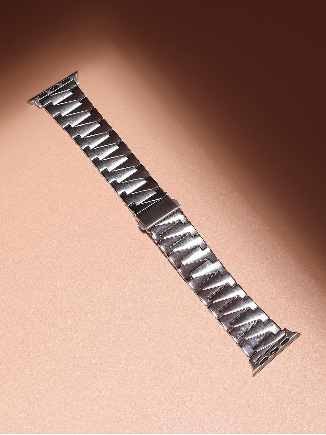 

HAUTE SAUCE by Campus Sutra Women Stainless Steel Chain Watch Strap, Silver
