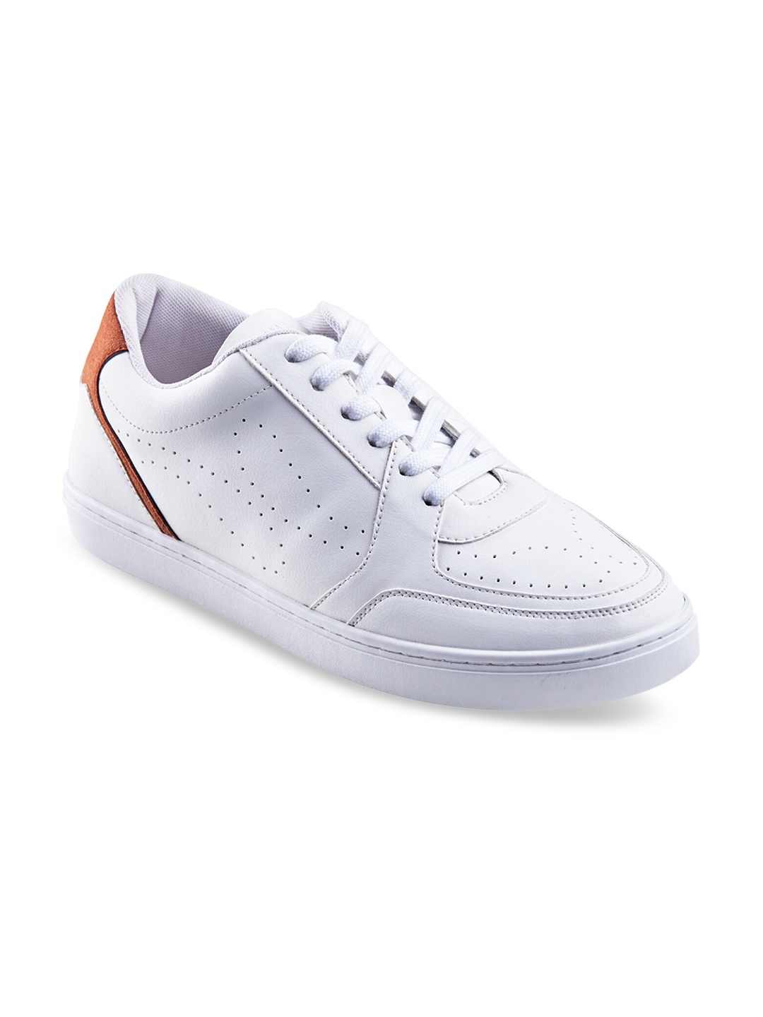

NEEMANS Unisex Perforations Lightweight Comfort Insole Sneakers, White