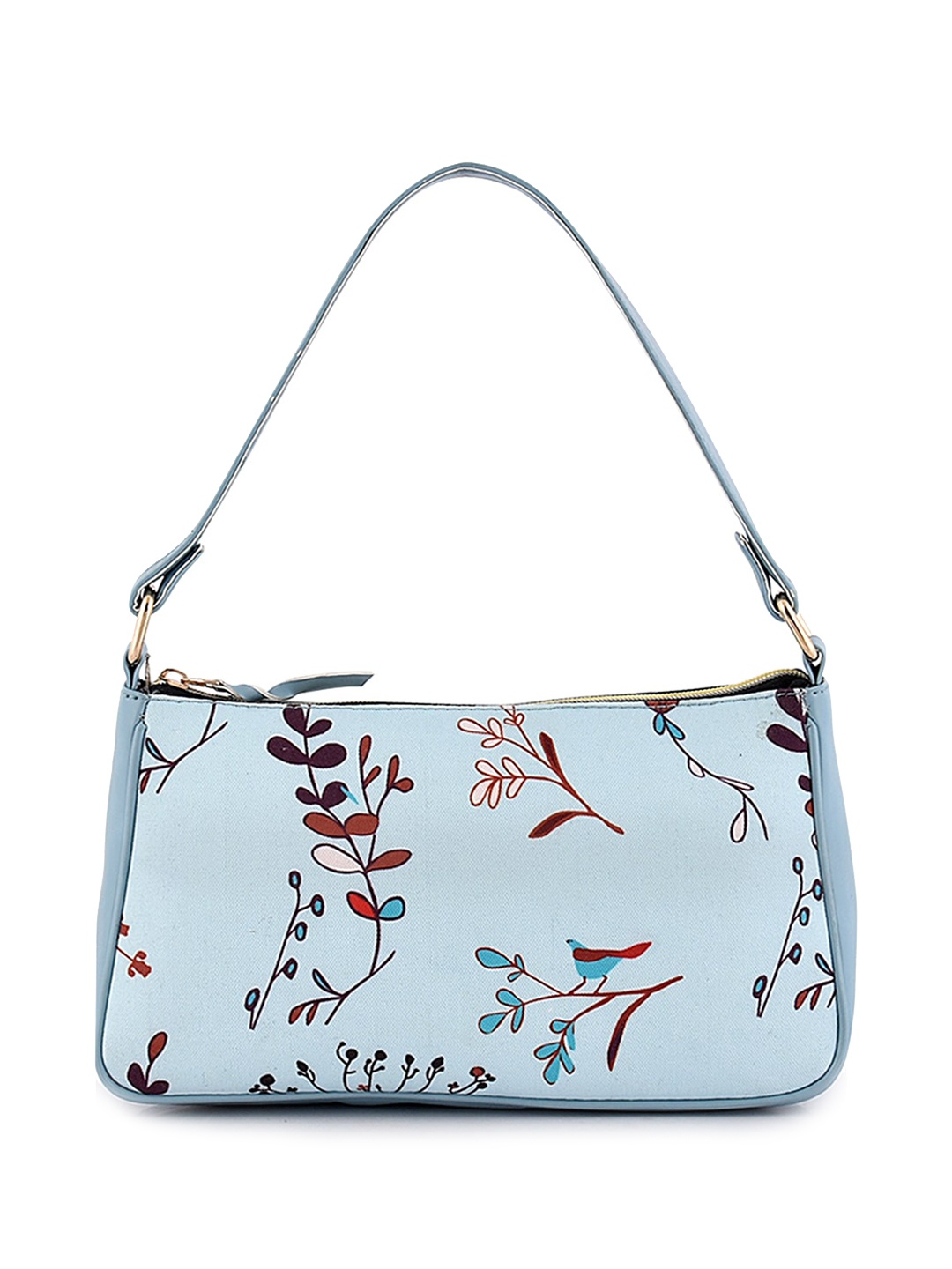 

DressBerry Blue Floral Printed Shoulder Bag