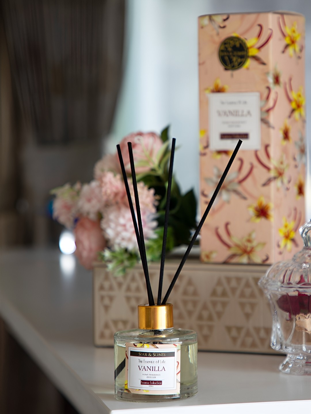 

SOUL & SCENTS Transparent Vanilla Reed Diffuser 120ml