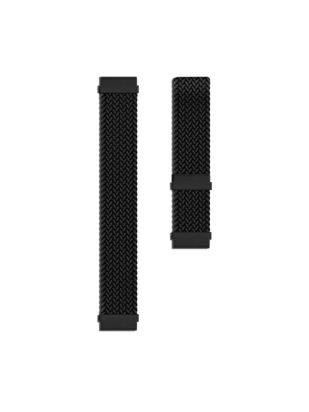 

DailyObjects Braided Solo Loop Watch Straps, Black