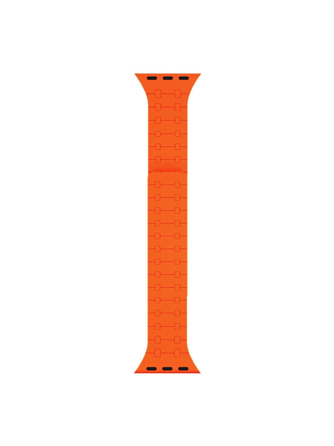 

DailyObjects Velour Snap On Apple Watch Straps, Orange