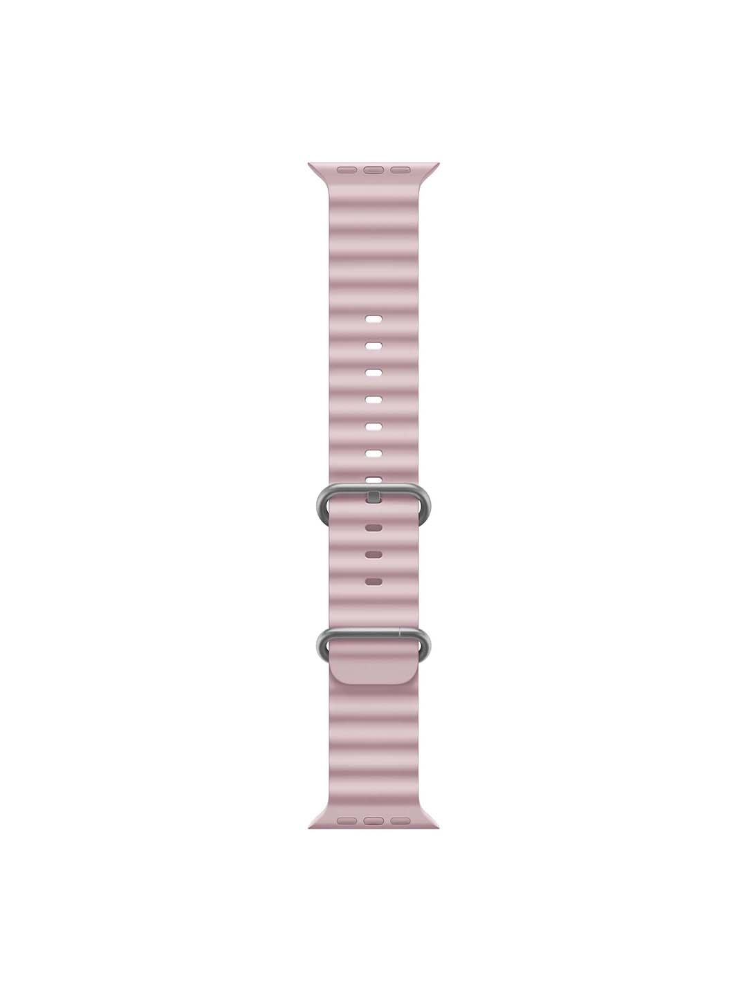 

DailyObjects Unisex Silicone Apple Smartwatch Strap, Pink