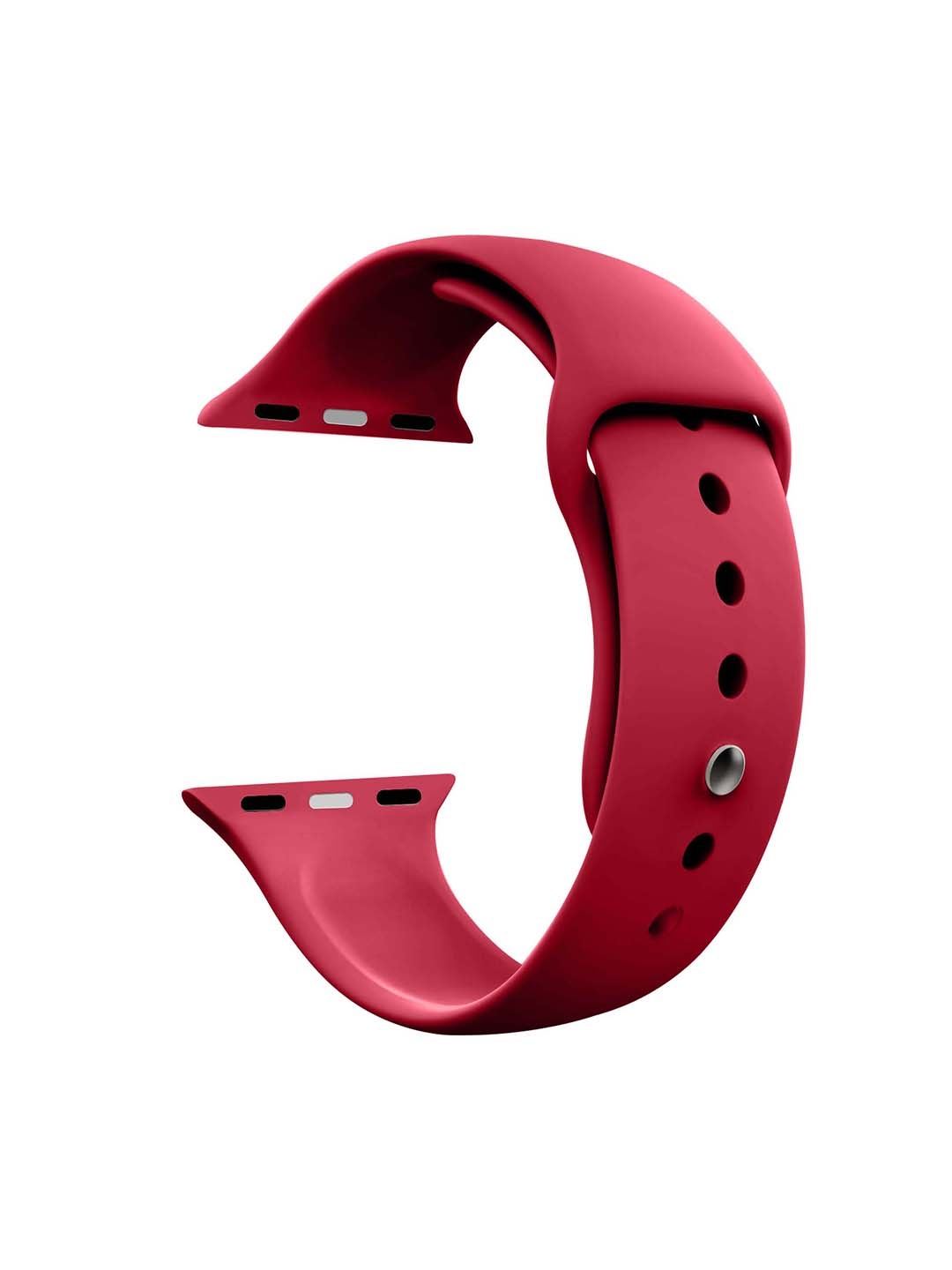 

DailyObjects Silicon Apple Smart Watch Straps, Maroon