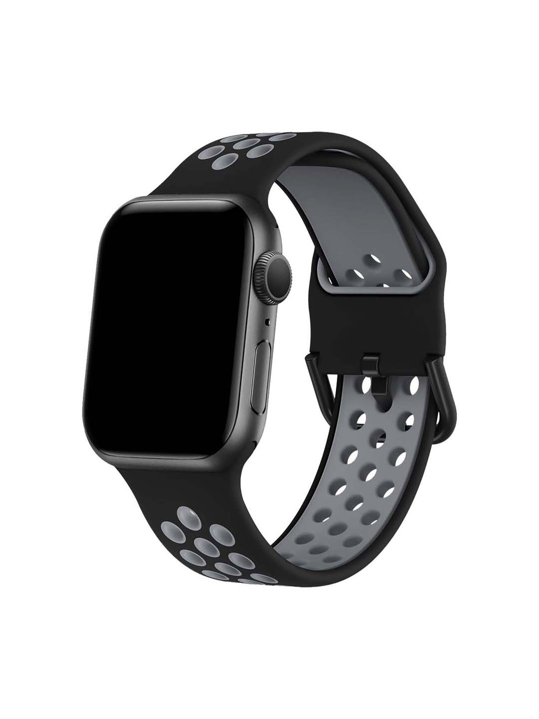 

DailyObjects Silicone Watch Straps, Black