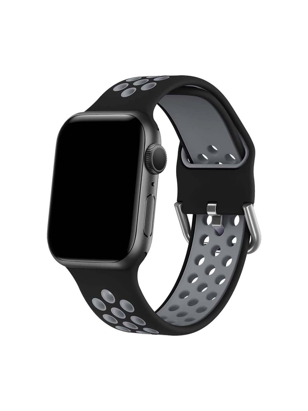 

DailyObjects Flexible Smartwatch Strap, Black