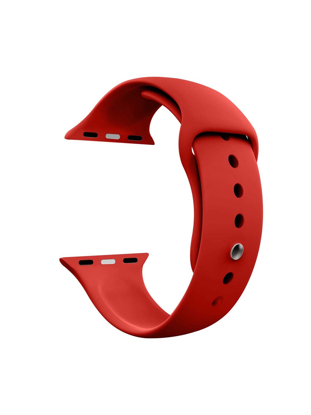 

DailyObjects Silicon Smart Watch Straps, Red