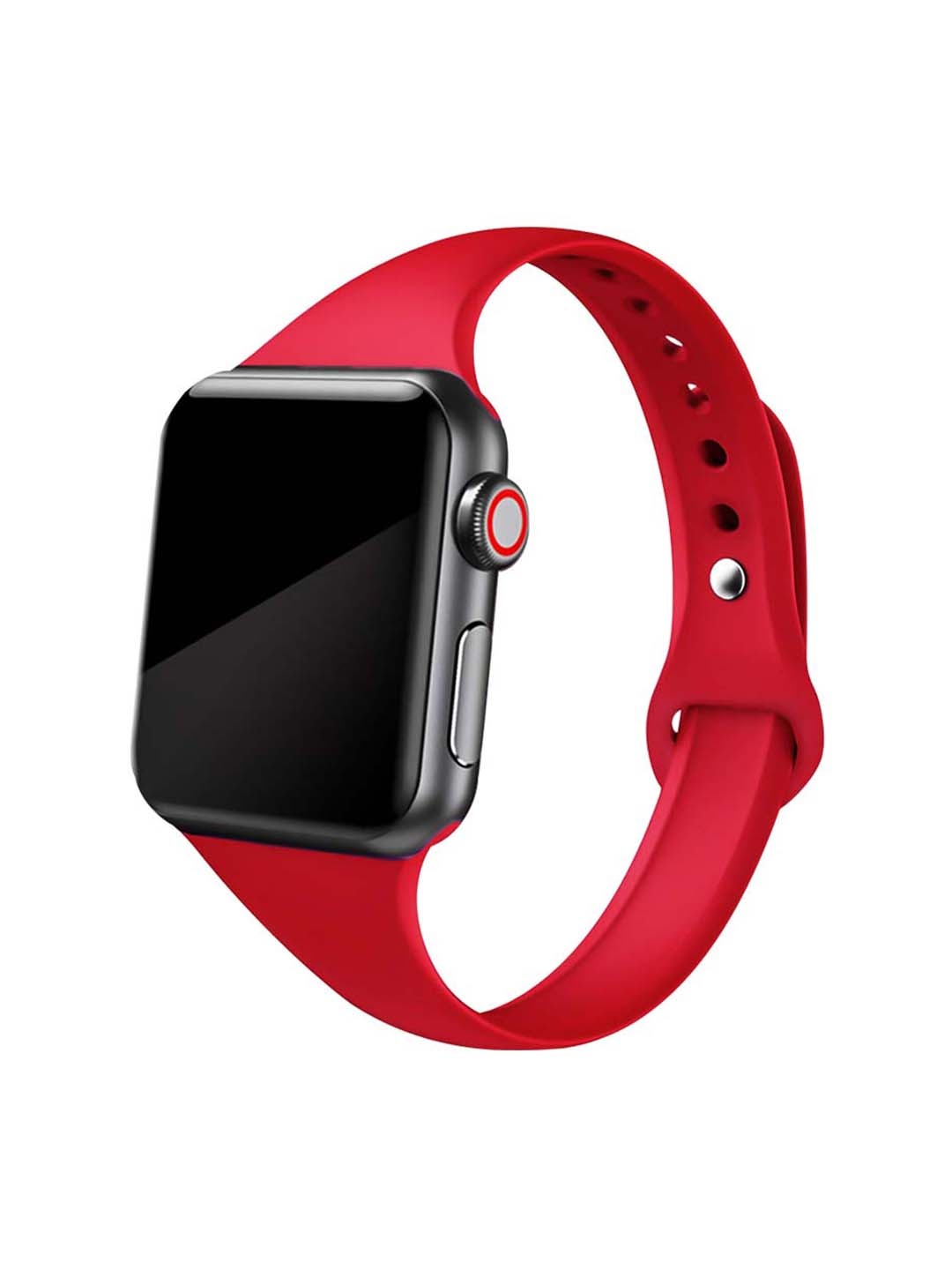 

DailyObjects Silicon Smart Watch Strap, Red