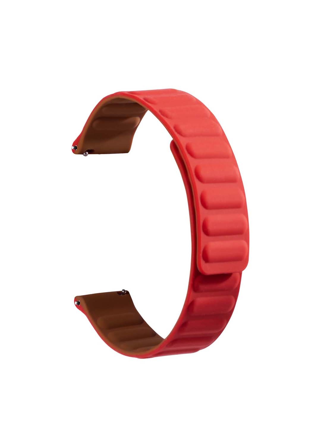 

DailyObjects Unisex Silicon Magnetic Poppy Smart Watch Straps, Red