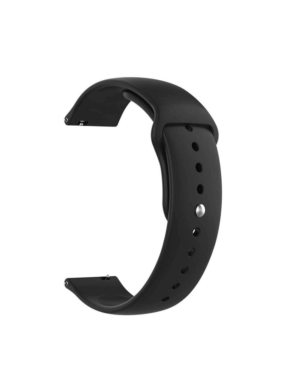 

DailyObjects Silicon Durable Smart Watch Straps, Black