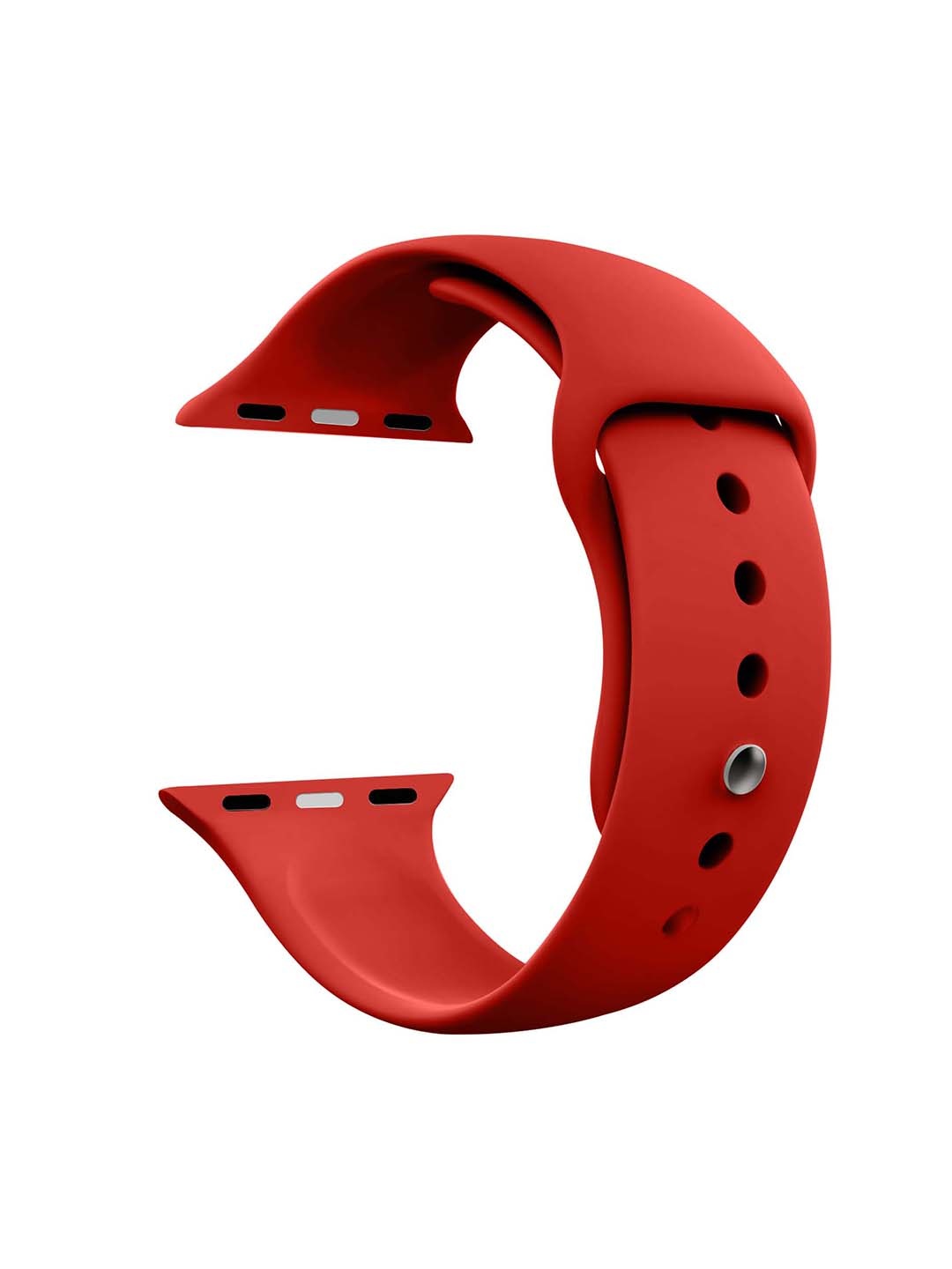 

DailyObjects Silicone Durable Apple Smartwatch Strap, Red