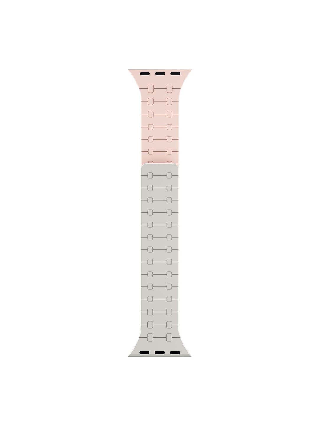 

DailyObjects Unisex Silicone Apple Smartwatch Strap, White