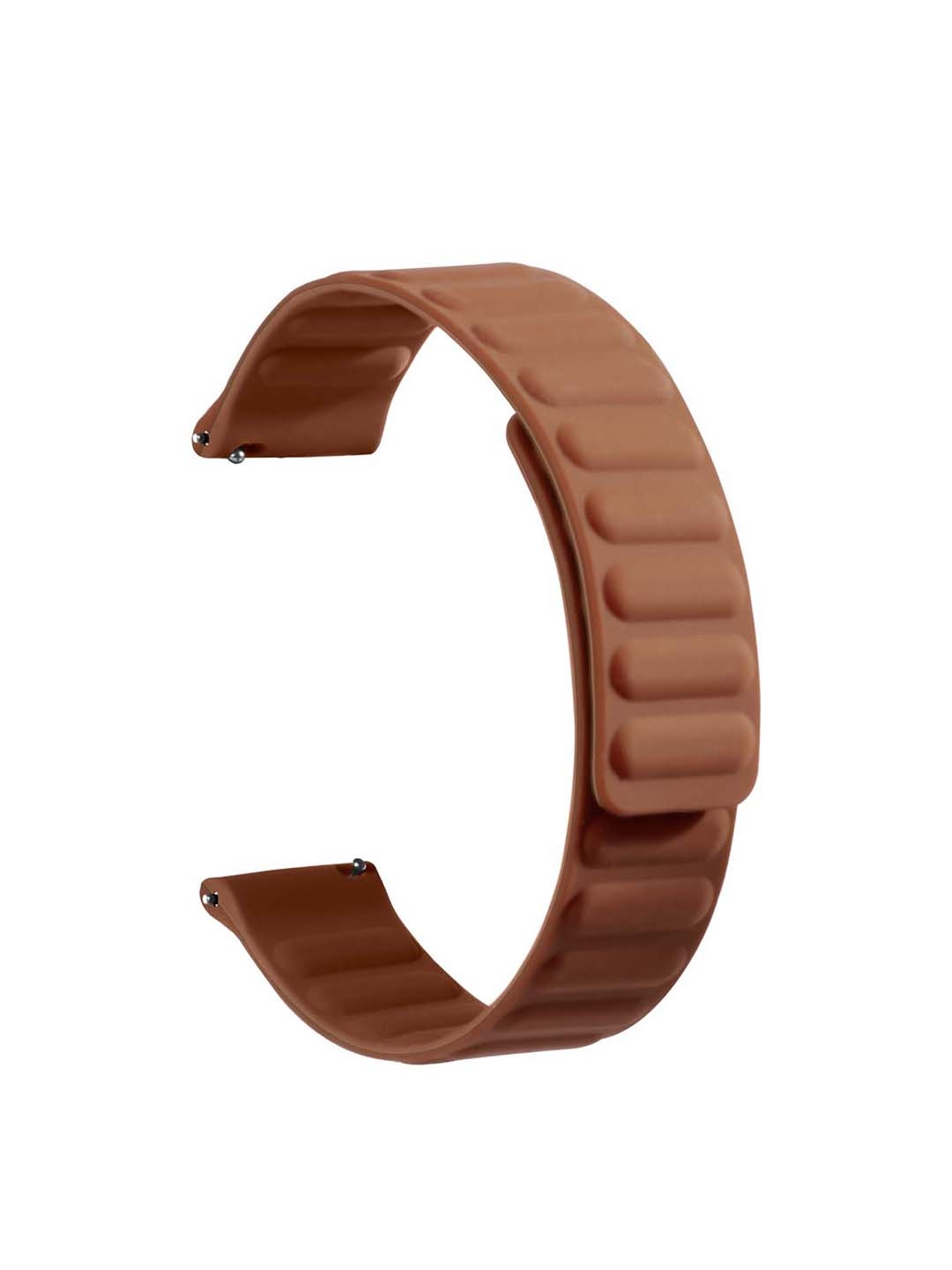 

DailyObjects Unisex Silicone Magnetic Poppy Watch Band, Brown