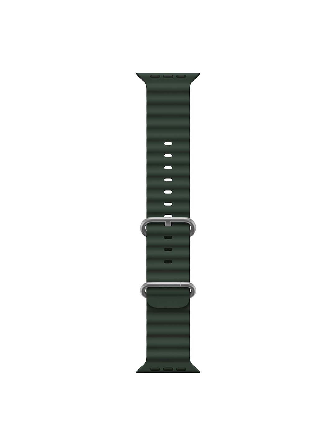 

DailyObjects Apple Lightweight Rubber Smartwatch Strap, Green