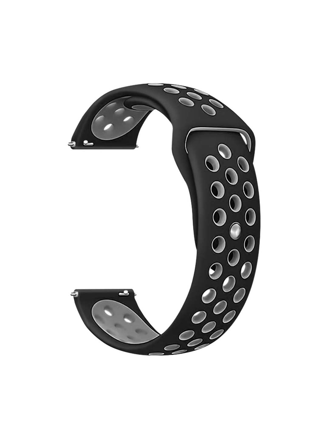 

DailyObjects Silicon Durable Smart Watch Straps, Black