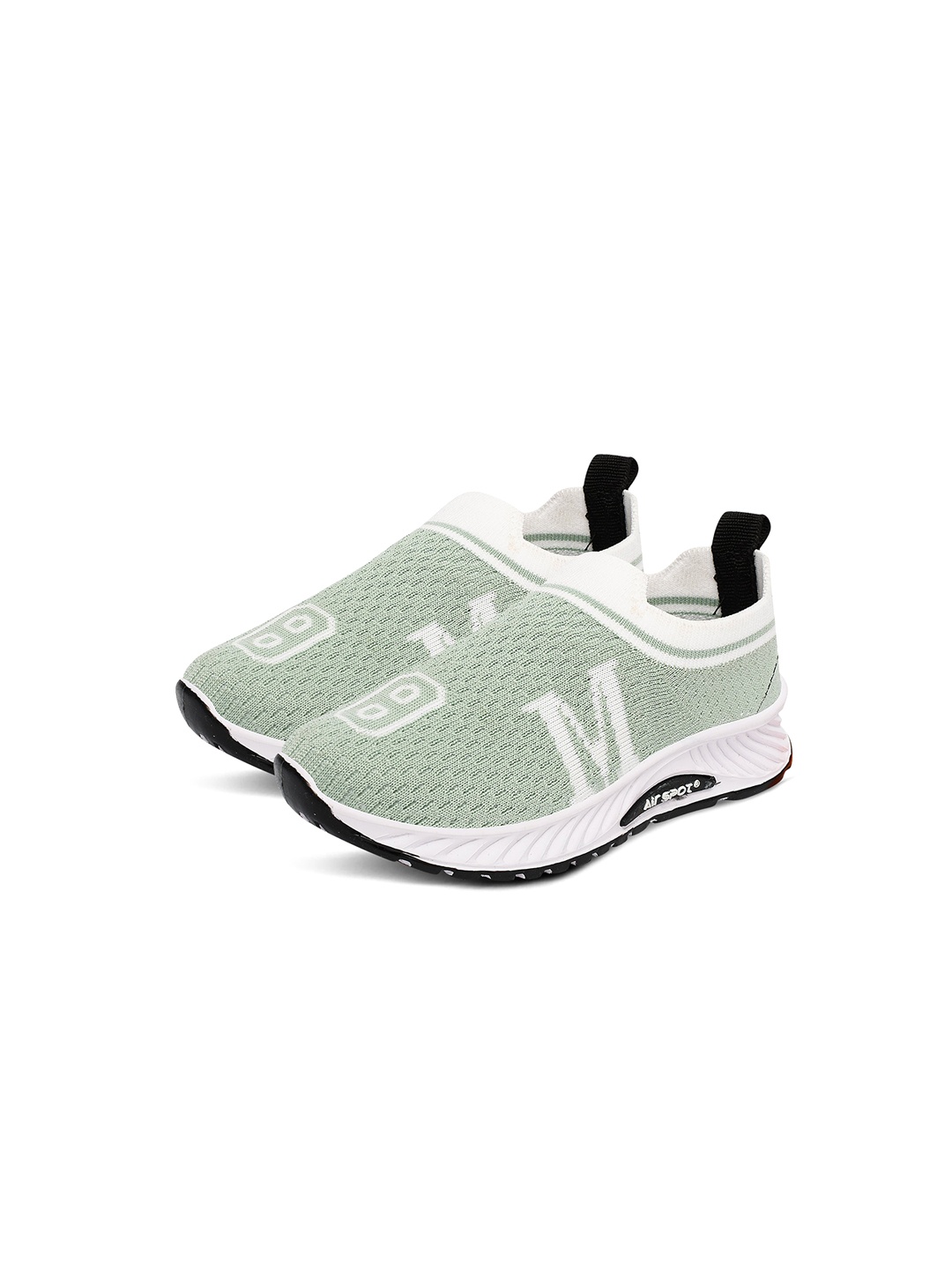 

Airspot Kids JOKER Printed Lightweight Slip-On Sneakers, Sea green