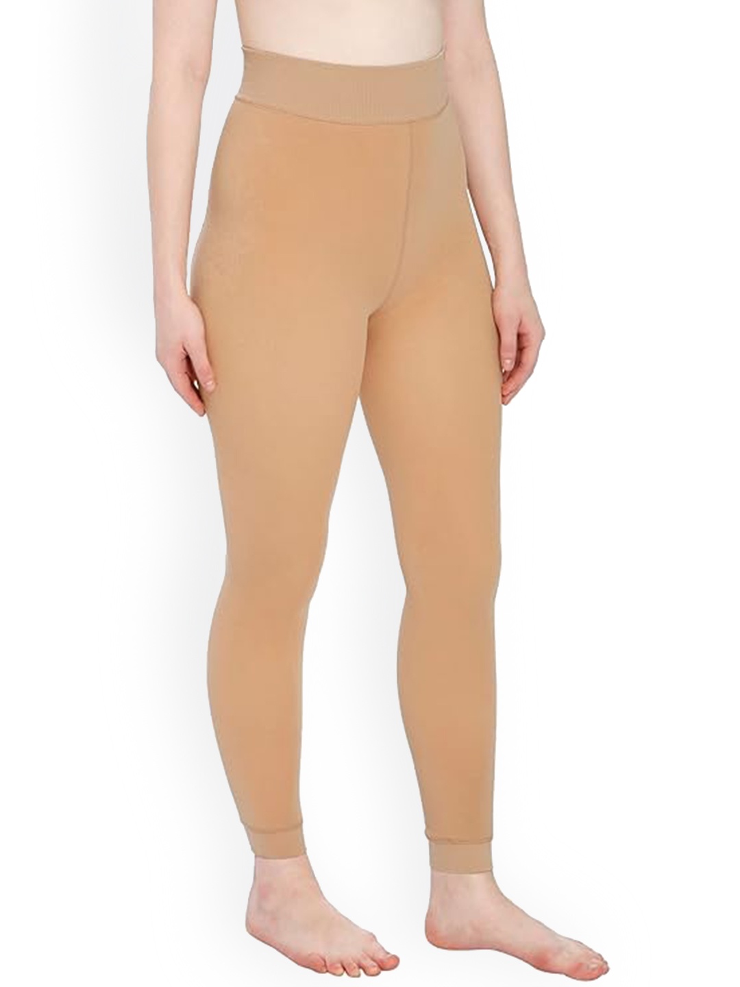 

BRACHY Women Wool Slip-On Thermal Bottoms, Nude