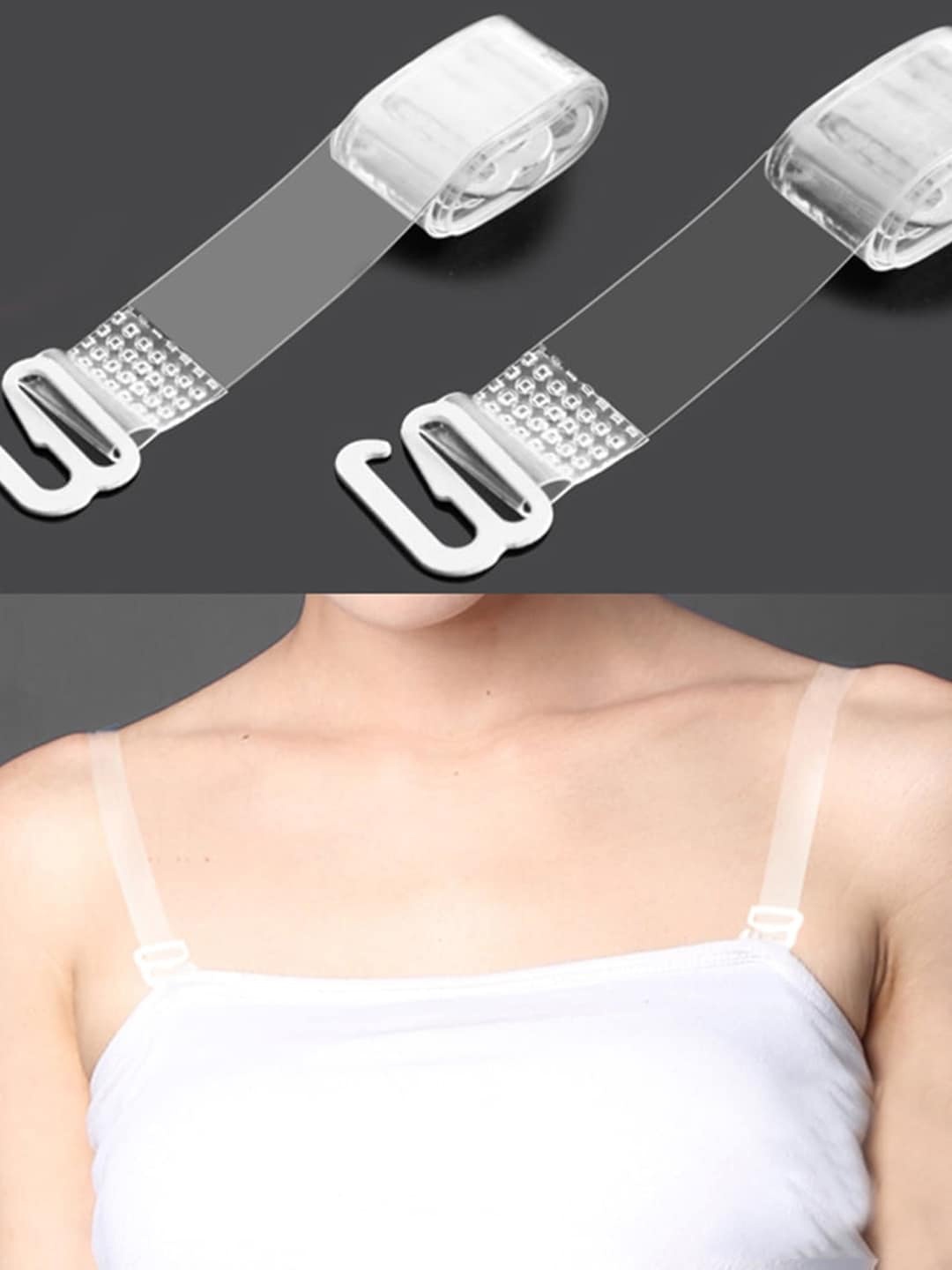 

Krelin Set Of 2 Transparent Bra Replacement Straps