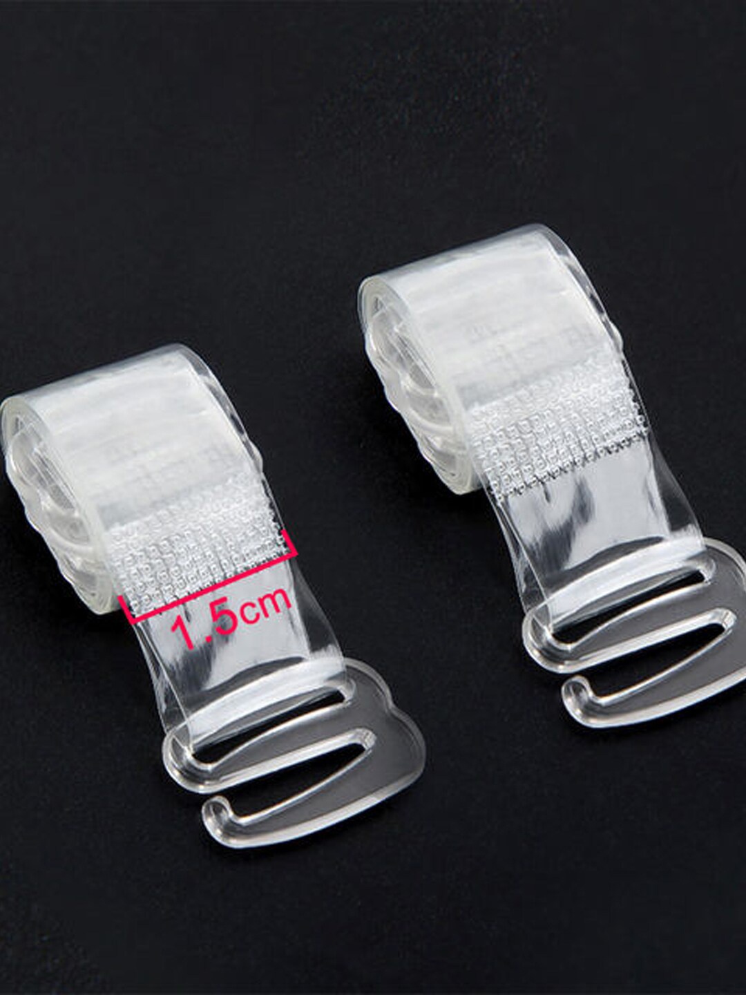 

Krelin 2Pcs Adjustable Replacement Bra Straps, Transparent