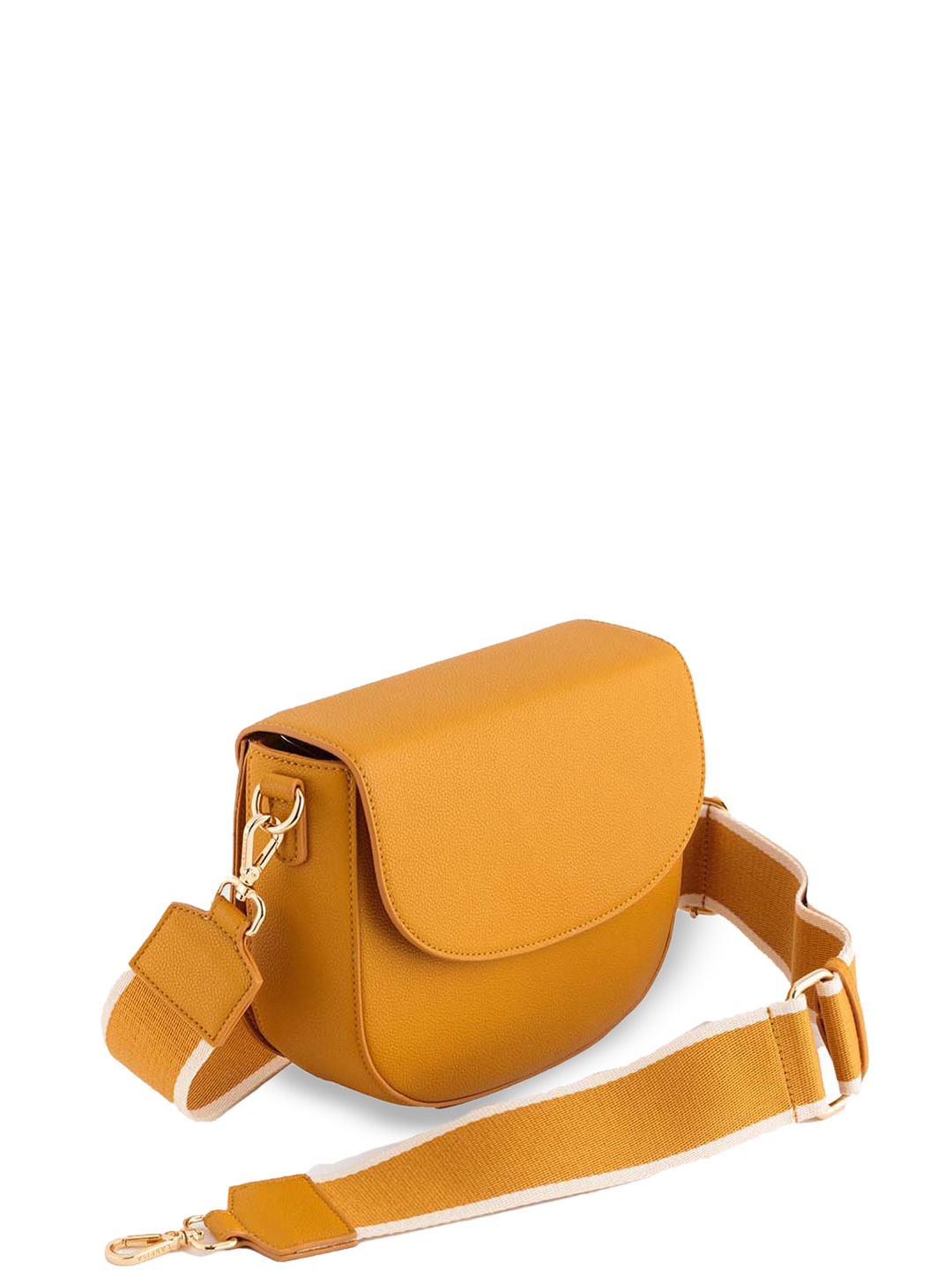

CARPISA Textured Leather Sling Bag, Brown