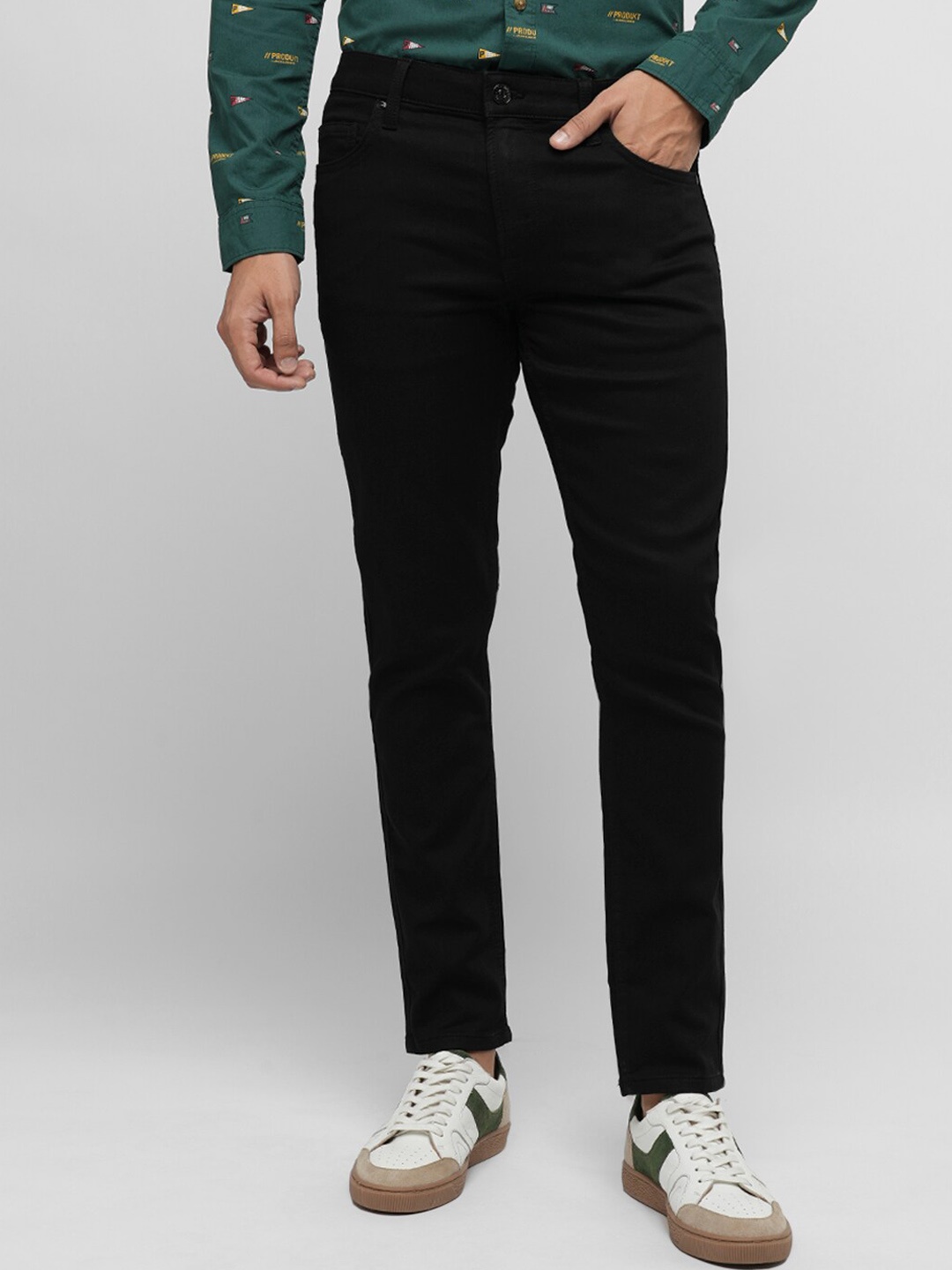 

Jack & Jones Men Slim Fit Comfort Stretchable Jeans, Black